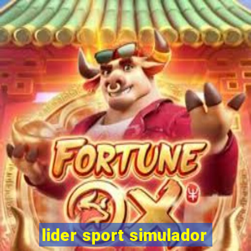 lider sport simulador